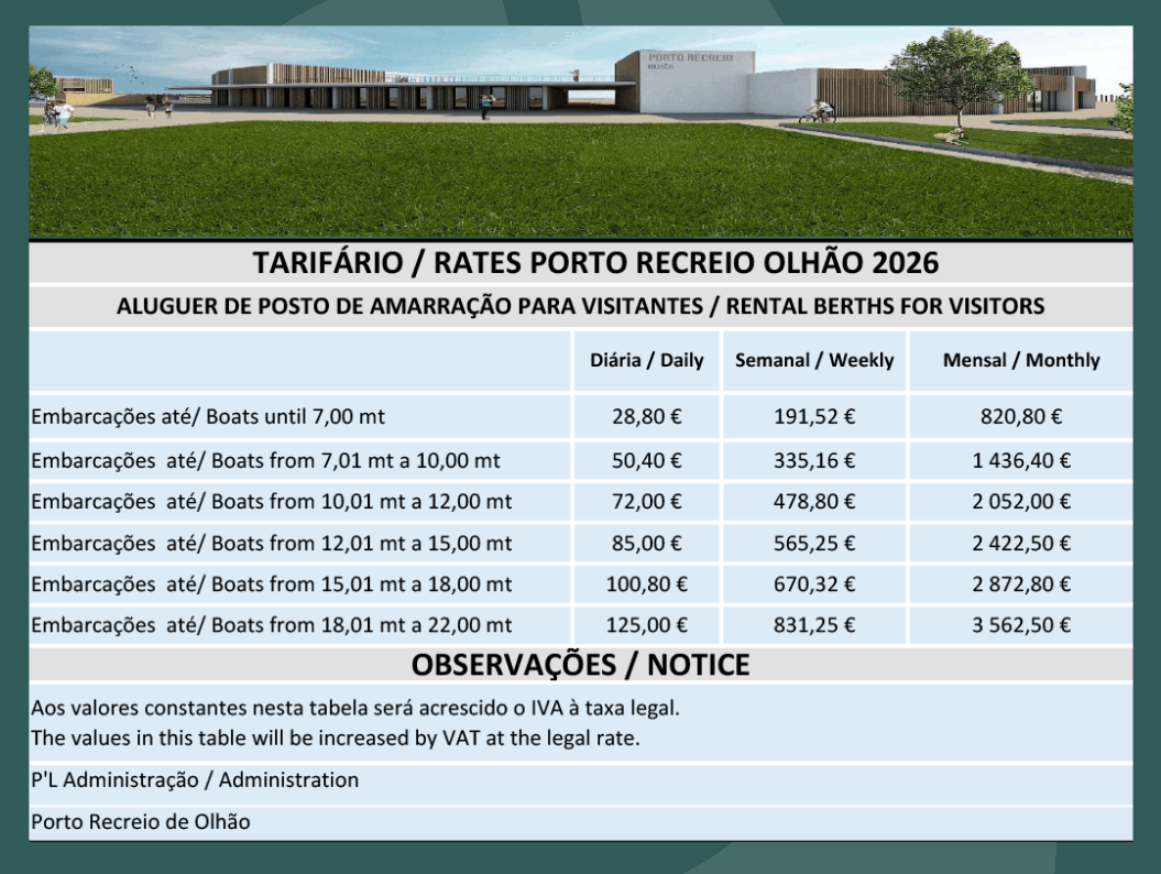 Porto de Recreio - Tarifário 1